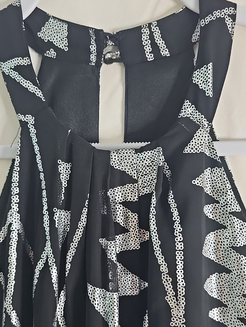 One Clothing Black Dress with Silver Accents - Picture 2 of 8